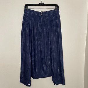 Vintage Blue Moroccan Harem Pants (Handmade in Morocco)
